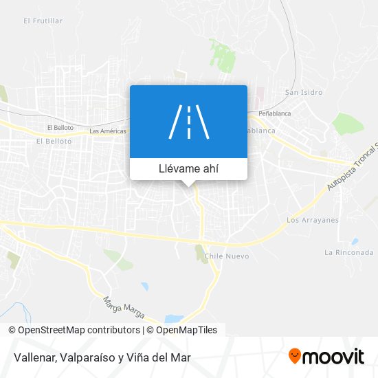 Mapa de Vallenar