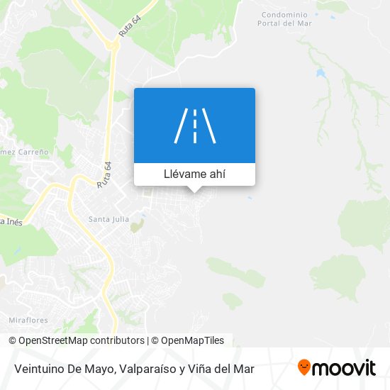 Mapa de Veintuino De Mayo