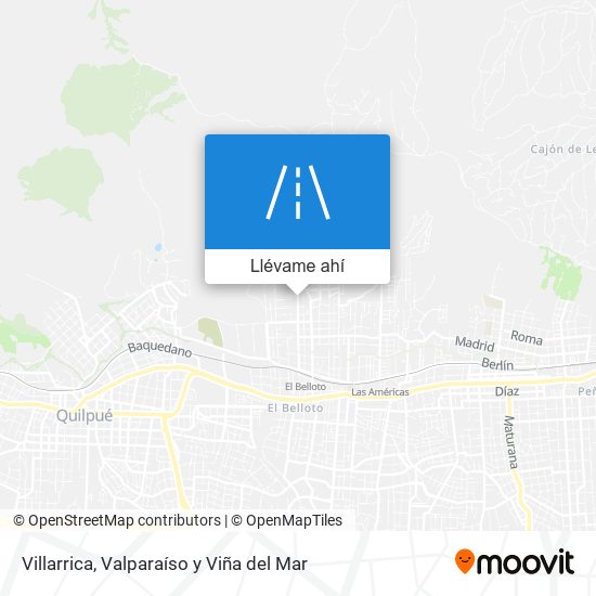 Mapa de Villarrica