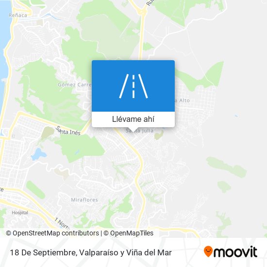 Mapa de 18 De Septiembre