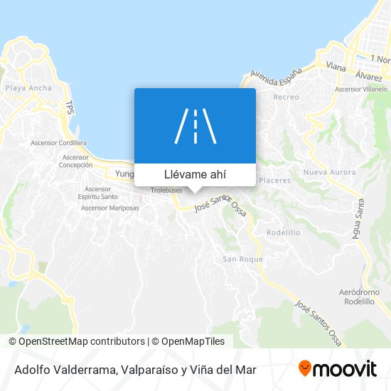 Mapa de Adolfo Valderrama