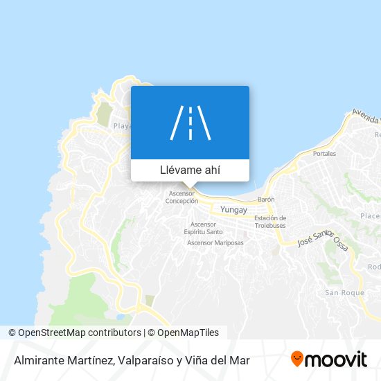 Mapa de Almirante Martínez