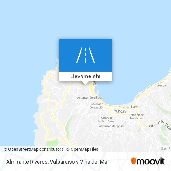 Mapa de Almirante Riveros