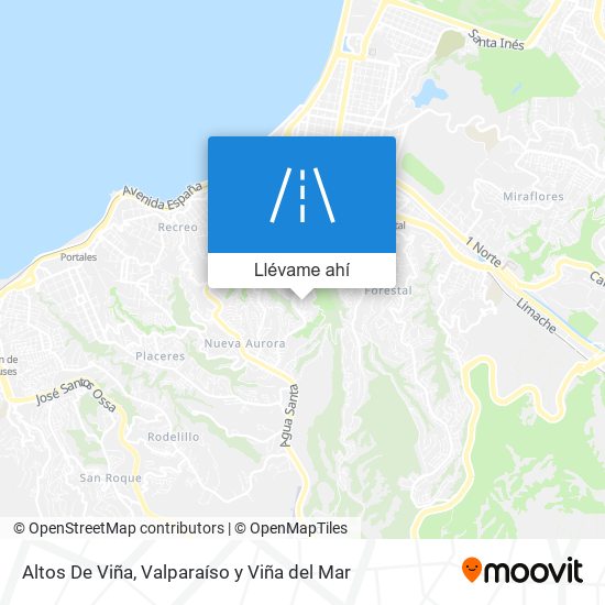 Mapa de Altos De Viña