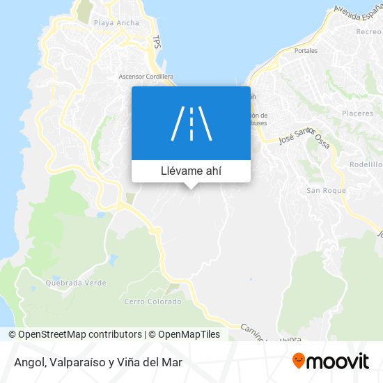 Mapa de Angol