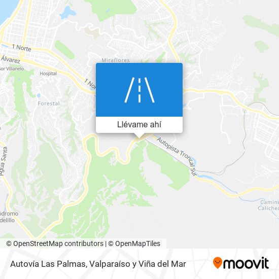 Mapa de Autovía Las Palmas