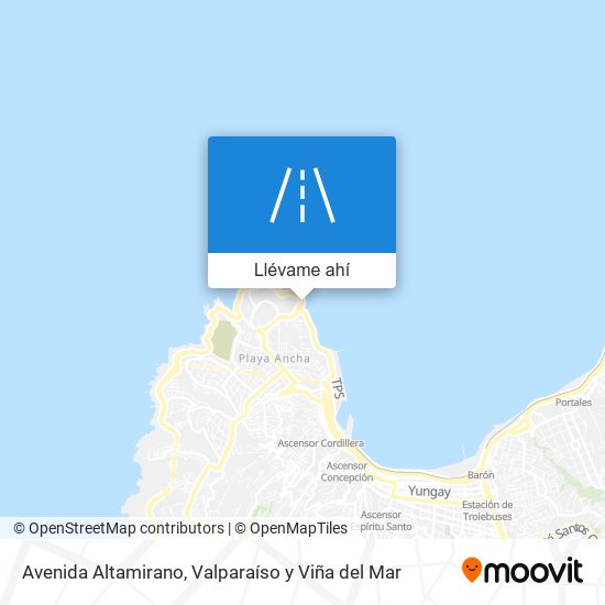 Mapa de Avenida Altamirano