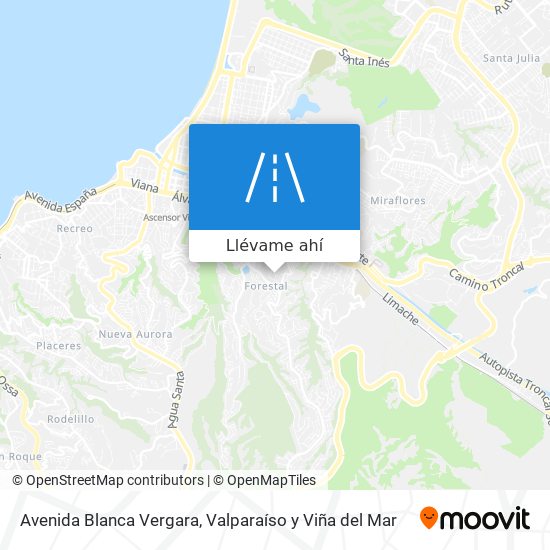 Mapa de Avenida Blanca Vergara