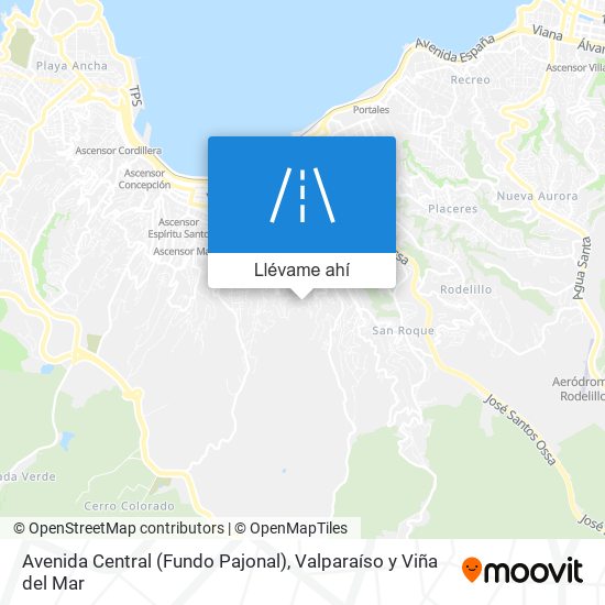 Mapa de Avenida Central (Fundo Pajonal)