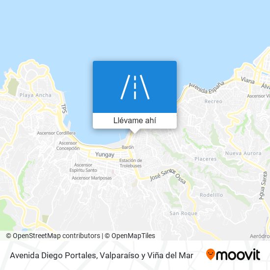 Mapa de Avenida Diego Portales