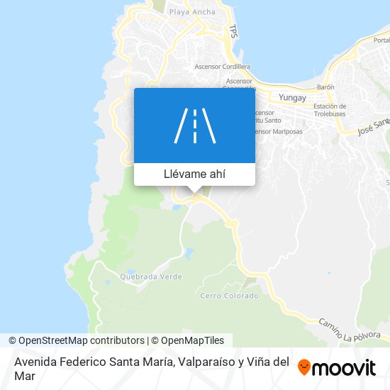 Mapa de Avenida Federico Santa María