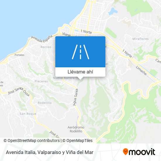 Mapa de Avenida Italia