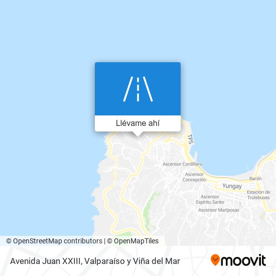 Mapa de Avenida Juan XXIII