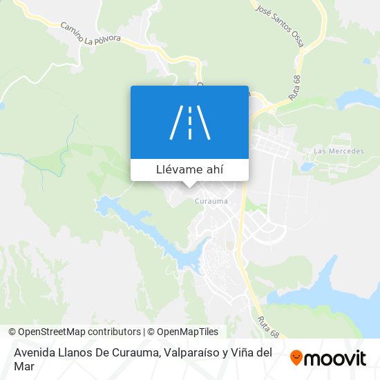 Mapa de Avenida Llanos De Curauma