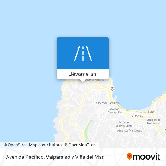 Mapa de Avenida Pacífico