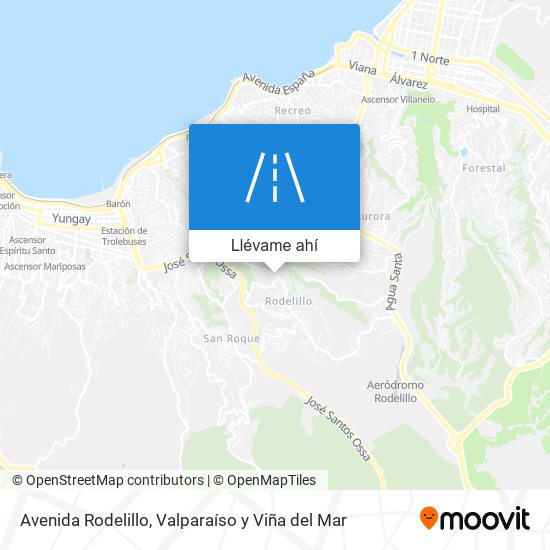 Mapa de Avenida Rodelillo