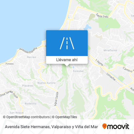 Mapa de Avenida Siete Hermanas