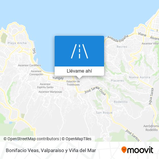 Mapa de Bonifacio Veas