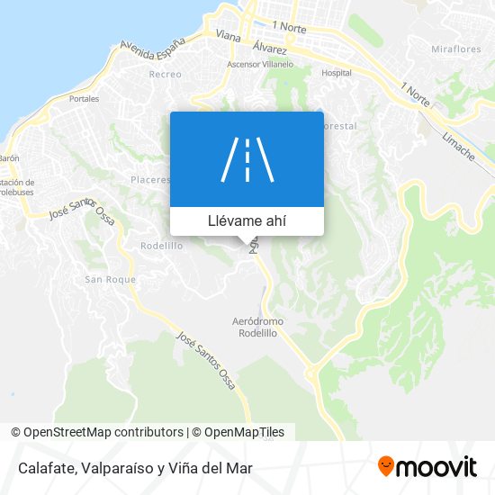 Mapa de Calafate