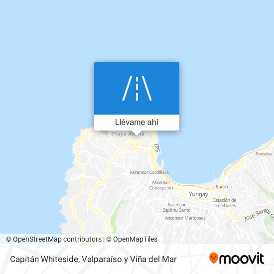 Mapa de Capitán Whiteside