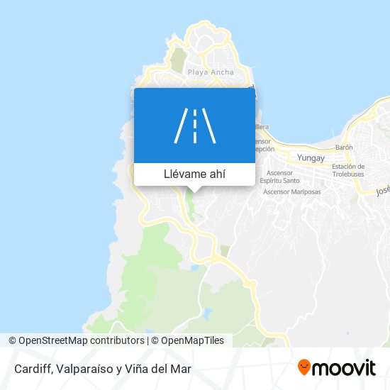 Mapa de Cardiff