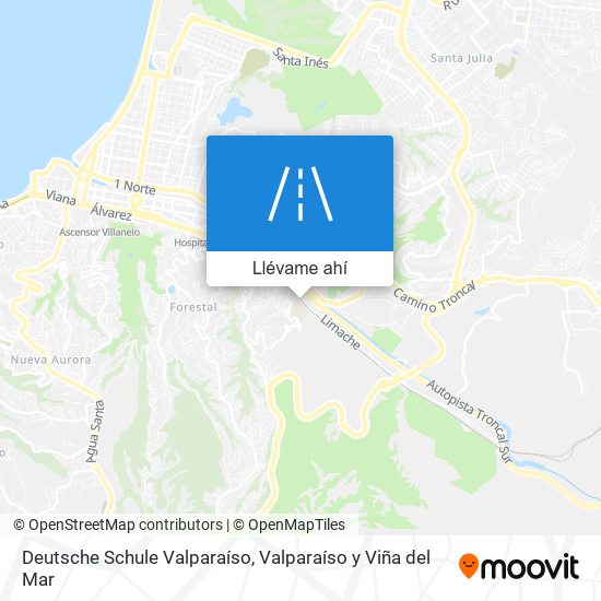 Mapa de Deutsche Schule Valparaíso