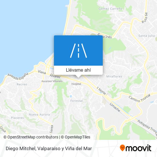 Mapa de Diego Mitchel