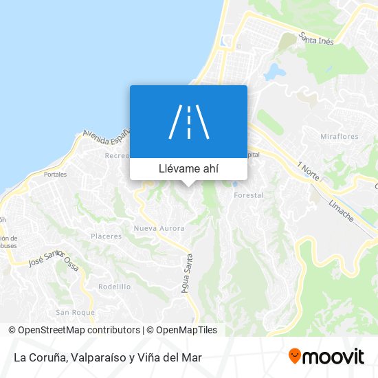 Mapa de La Coruña