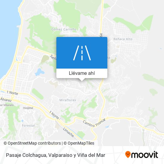 Mapa de Pasaje Colchagua