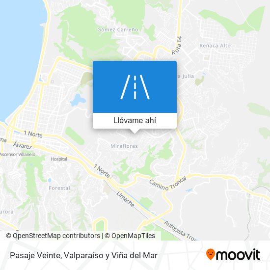 Mapa de Pasaje Veinte