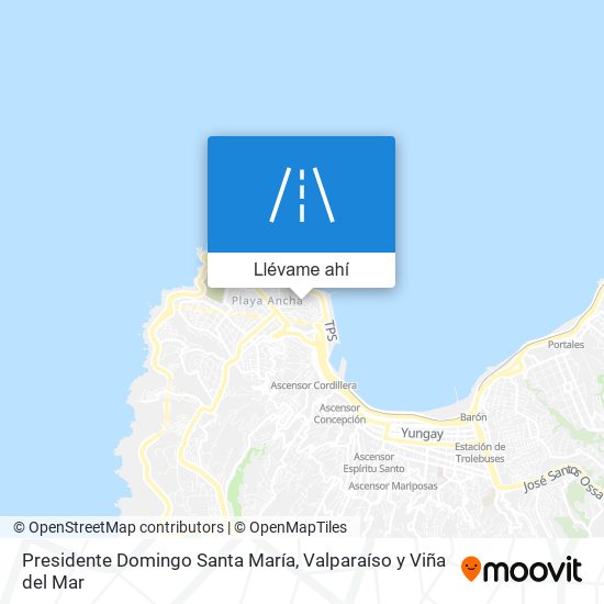 Mapa de Presidente Domingo Santa María