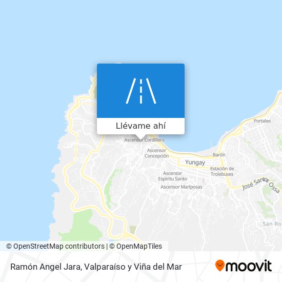 Mapa de Ramón Angel Jara