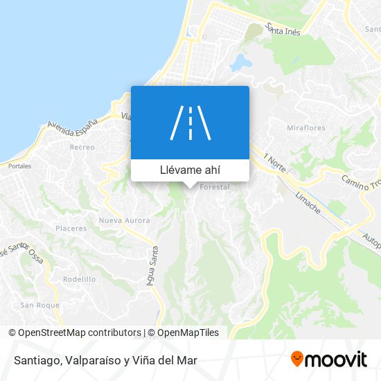 Mapa de Santiago