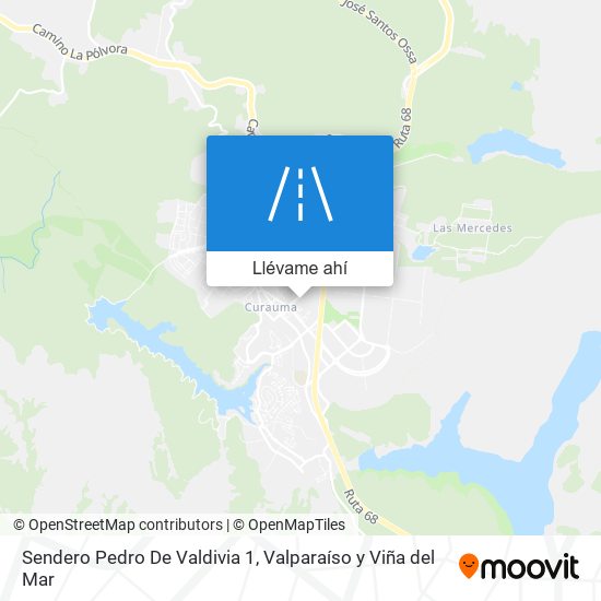 Mapa de Sendero Pedro De Valdivia 1