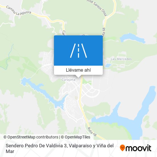 Mapa de Sendero Pedro De Valdivia 3