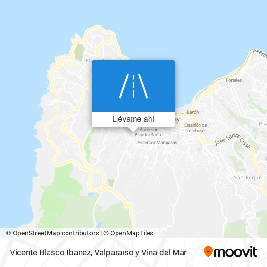 Mapa de Vicente Blasco Ibáñez