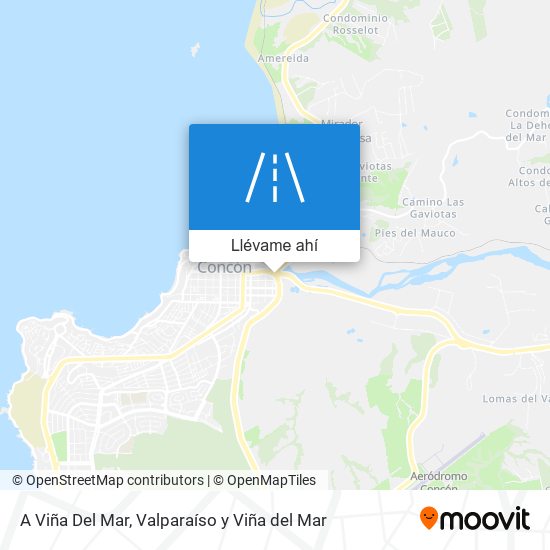 Mapa de A Viña Del Mar