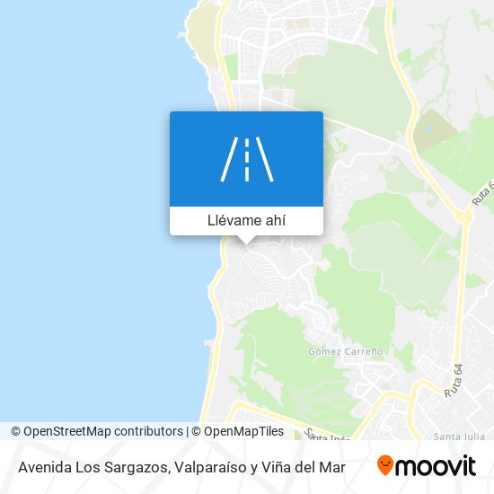 Mapa de Avenida Los Sargazos