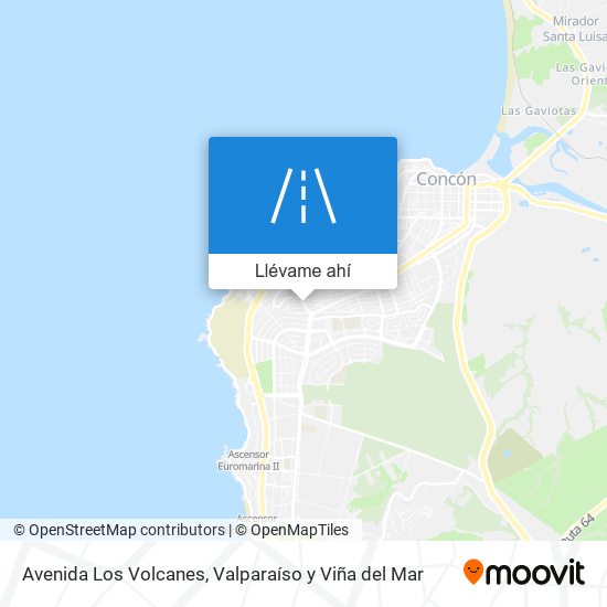 Mapa de Avenida Los Volcanes