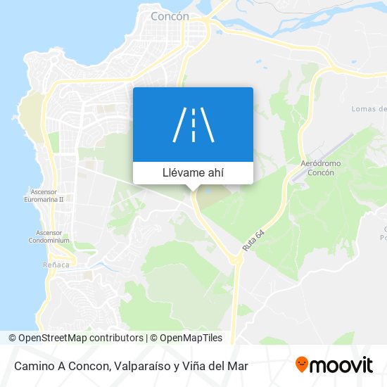 Mapa de Camino A Concon