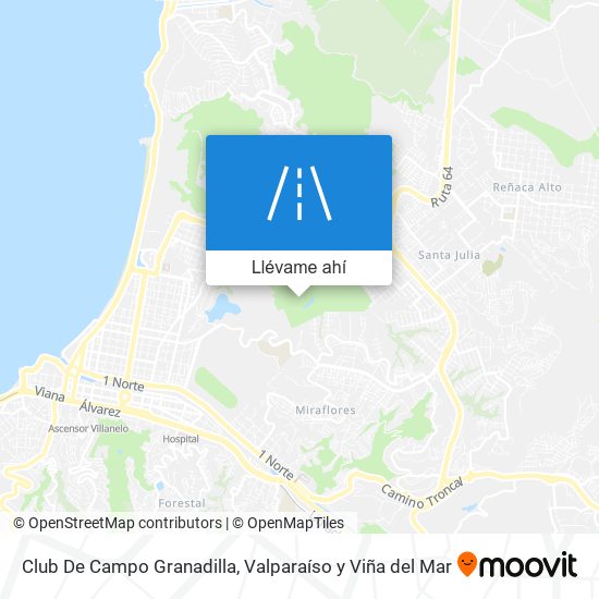 Mapa de Club De Campo Granadilla