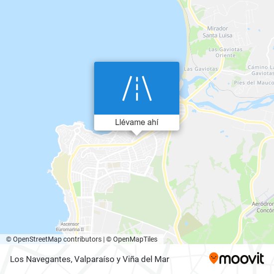 Mapa de Los Navegantes