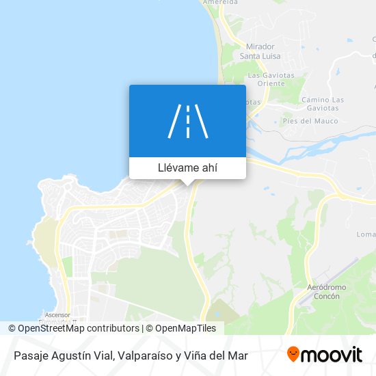 Mapa de Pasaje Agustín Vial