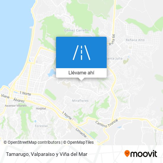 Mapa de Tamarugo