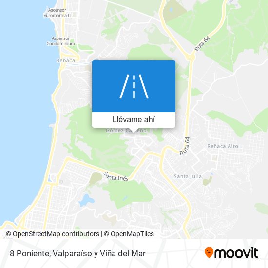 Mapa de 8 Poniente