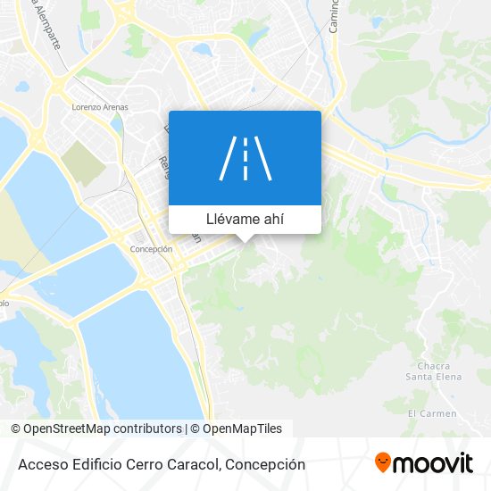 Mapa de Acceso Edificio Cerro Caracol