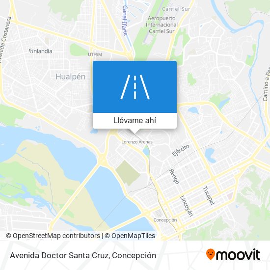 Mapa de Avenida Doctor Santa Cruz