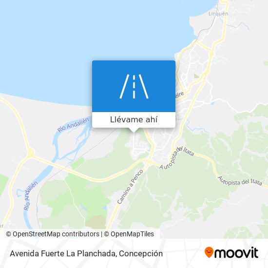 Mapa de Avenida Fuerte La Planchada