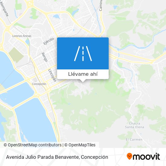 Mapa de Avenida Julio Parada Benavente