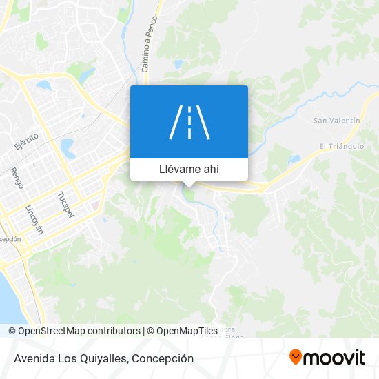 Mapa de Avenida Los Quiyalles